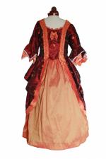 Deluxe Ladies 18th Century Marie Antoinette Masked Ball Costume Size 12 - 14